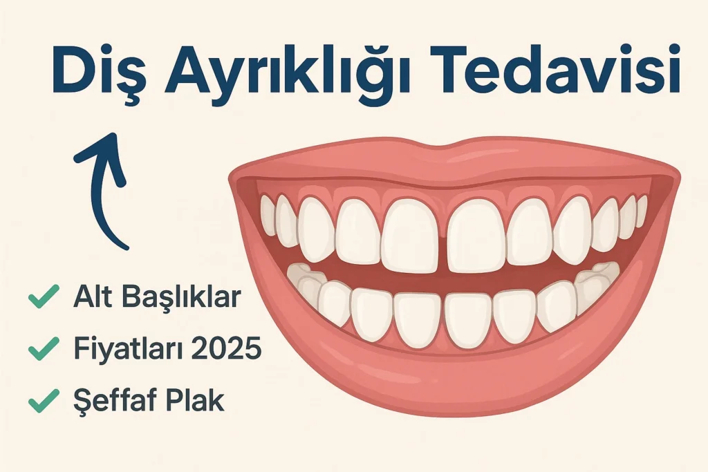 Diş Ayrıklığı Tedavisi Nedir? Kimler İçin Gereklidir? 4 dis ayrikligi tedavisi