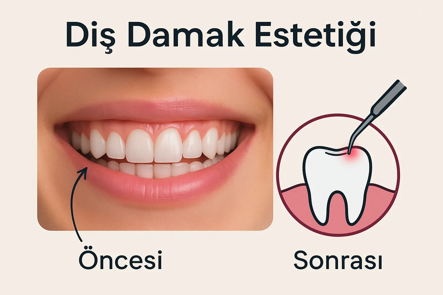 Diş Damak Estetiği Nedir? Kimlere Uygulanır? 5 dis damak estetigi