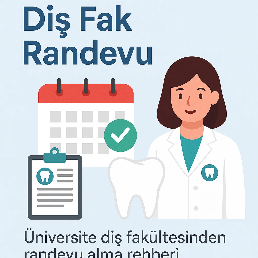 Dis Fak Randevu Nasıl Alınır? Adım Adım Kılavuz 4 dis fak randevu