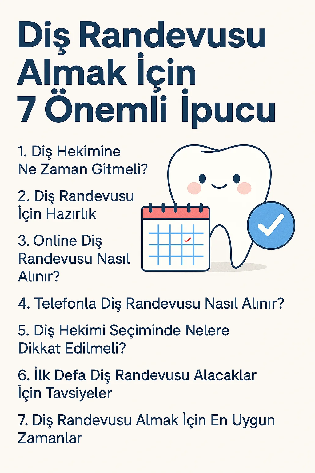 dis randevusu almak