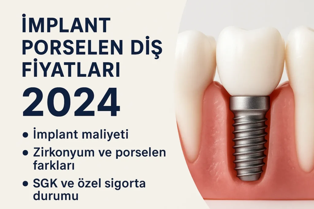 İmplant Porselen Diş Fiyatları 2025'te Ne Kadar? 4 implant porselen dis fiyatlari