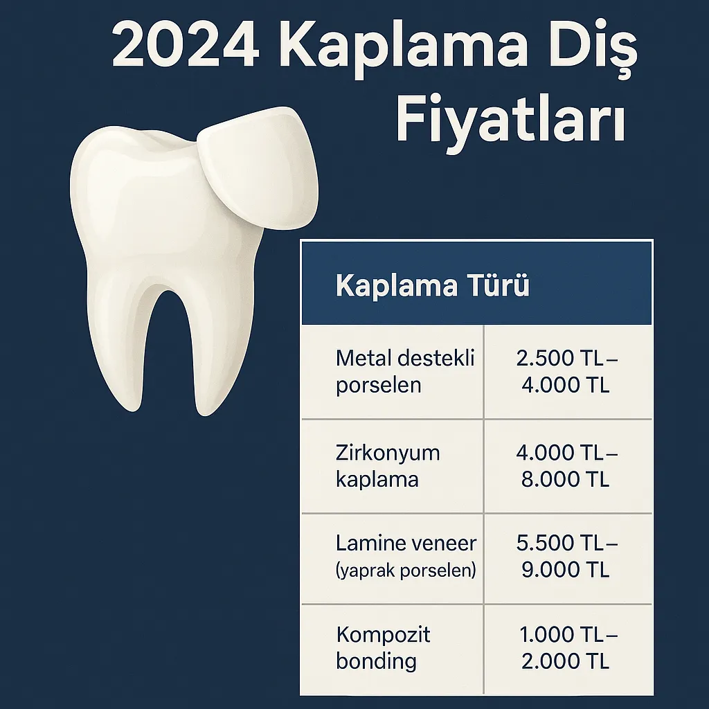 Kaplama Diş Fiyatlari 2025: Ne Kadar Ödemelisiniz? 4 kaplama dis fiyatlari