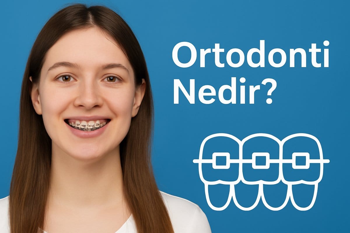 Ortodonti Nedir? Bilinmesi Gereken 10 Önemli Bilgi 5 Ortodonti nedir sorusuna yanıt veren blog yazısı için diş teli temalı başlık görseli