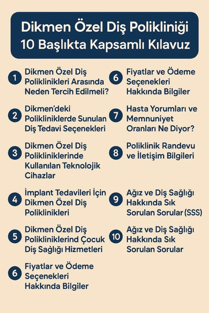 Dikmen Özel Diş Polikliniği Neden Tercih Edilmeli? 4 dikmen ozel dis poliklinigi