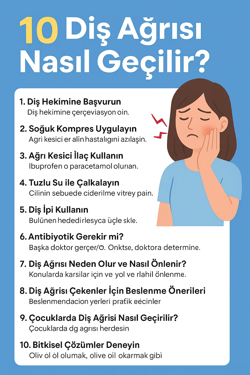dis agrisi nasil gecilir