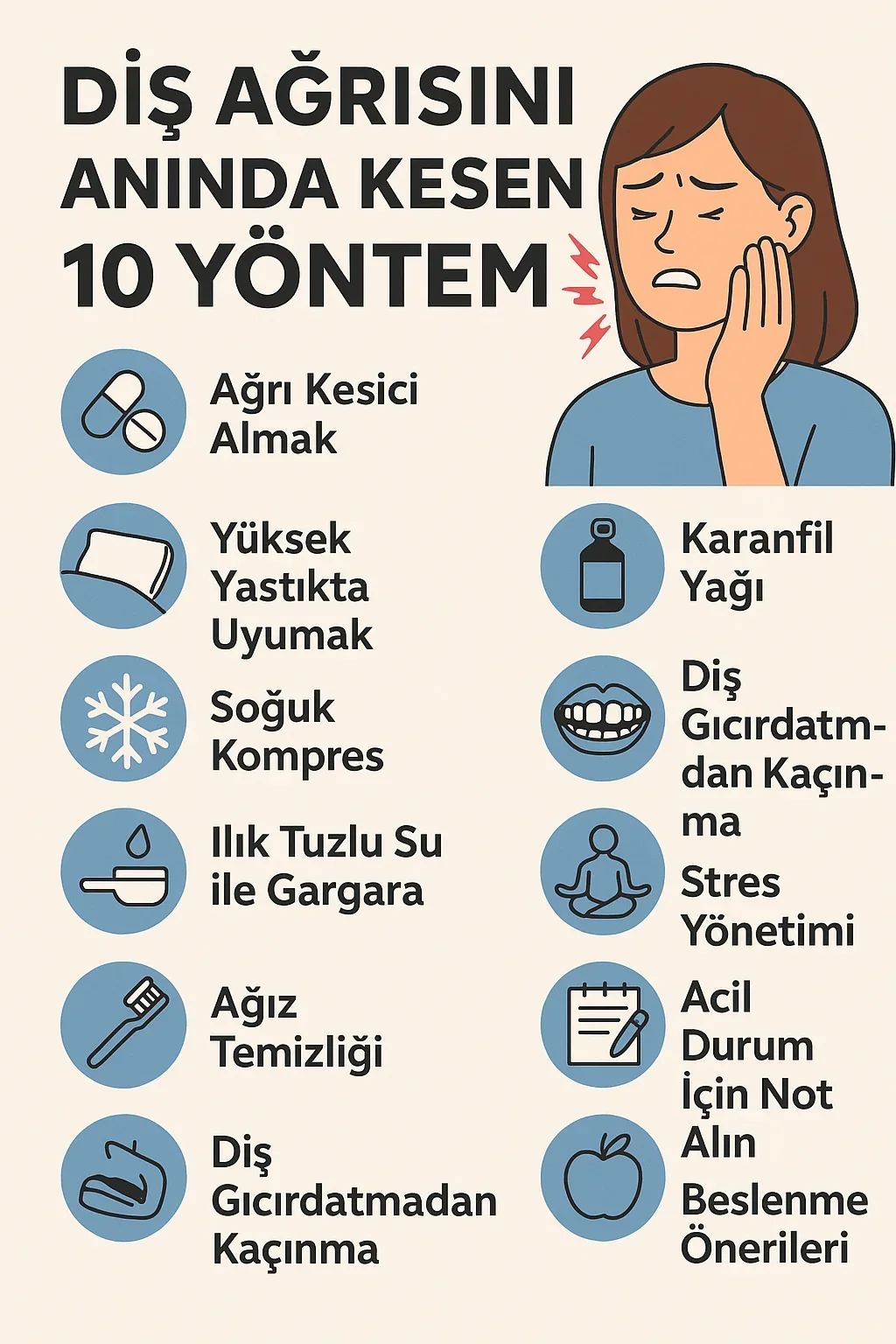 Diş Ağrısını Anında Kesen Yöntemler Nelerdir? 7 dis agrisini aninda kesen