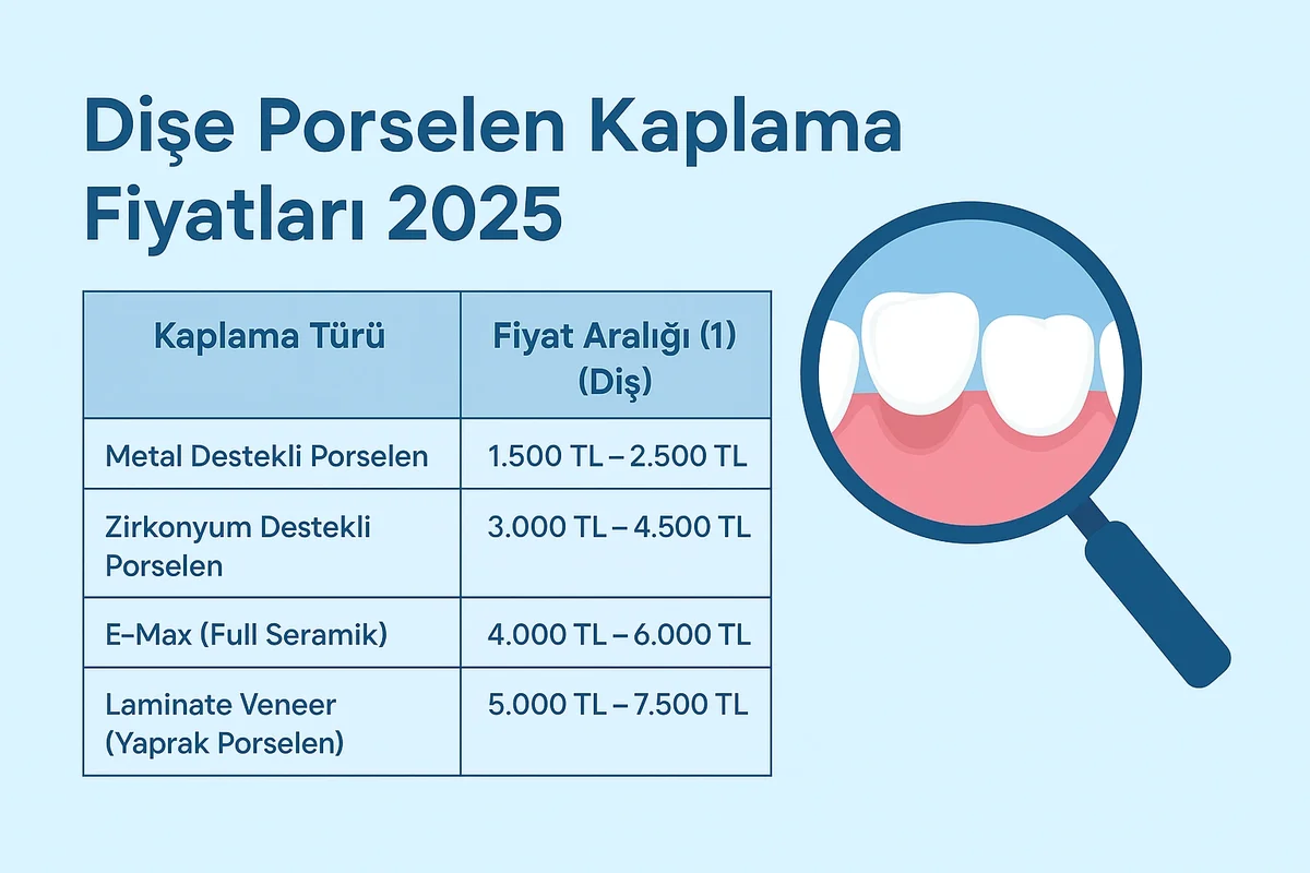 Dişe Porselen Kaplama Fiyatları 2025: Detaylı Rehber 5 dise porselen kaplama fiyatlari