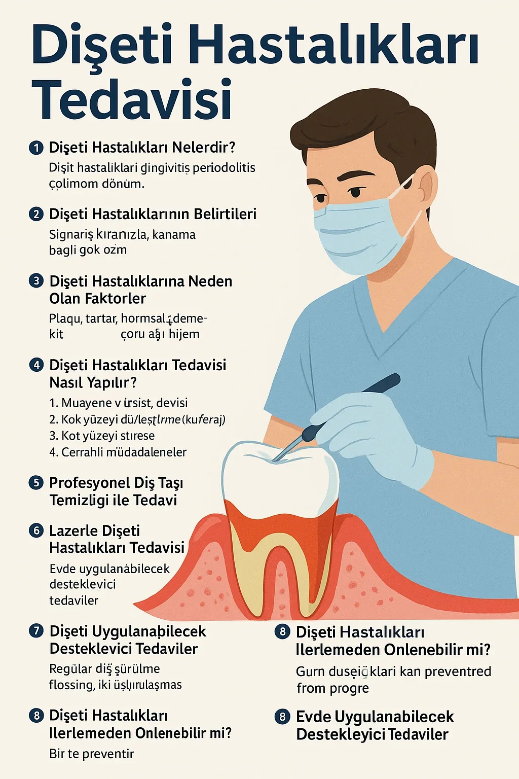 Dişeti Hastalıkları Tedavisi Nedir? 5 diseti hastaliklari tedavisi