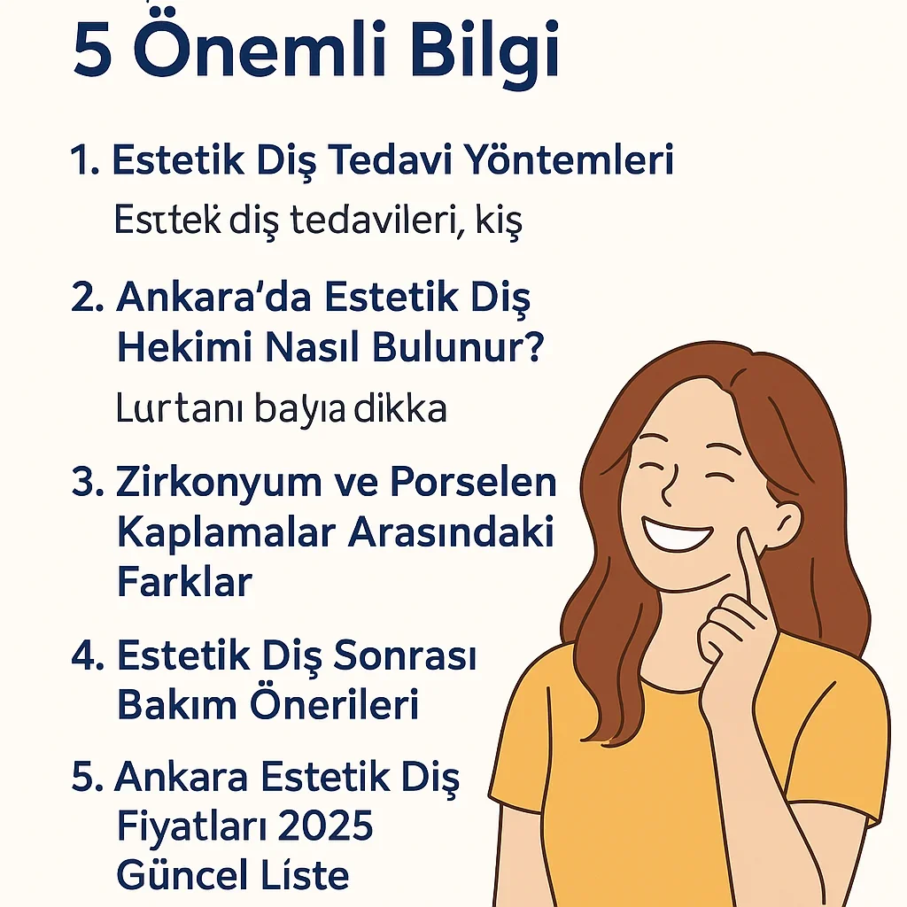 Estetik Diş Uygulamaları Ankara’da Neden Bu Kadar Popüler? 5 estetik dis ankara