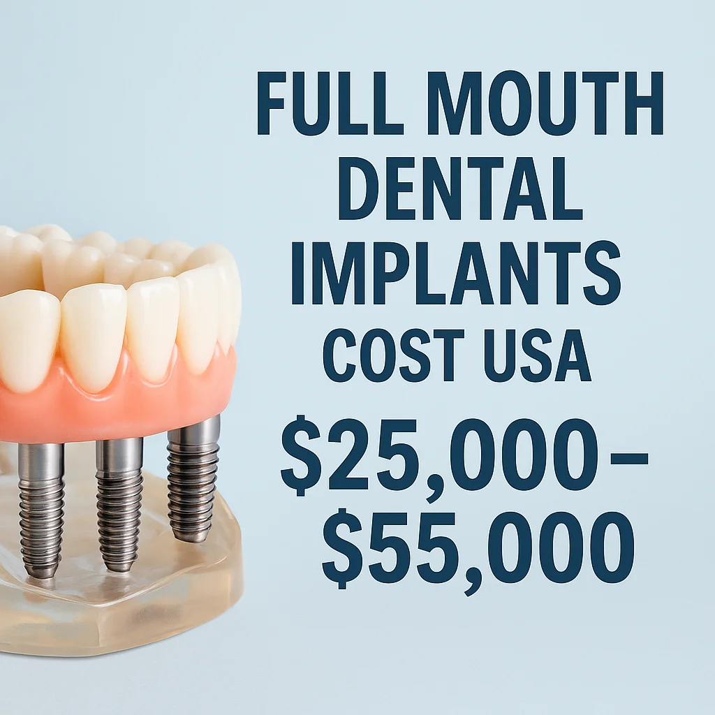 Full Mouth Dental Implants Cost USA: Complete 2025 Breakdown 5 full mouth dental implants cost usa