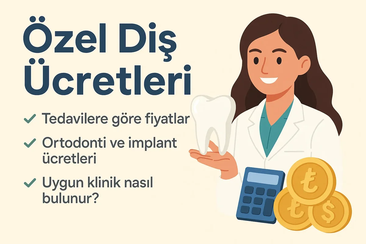 Özel Diş Ücretleri 2025: Neye Göre Belirleniyor? 7 ozel dis ucretleri