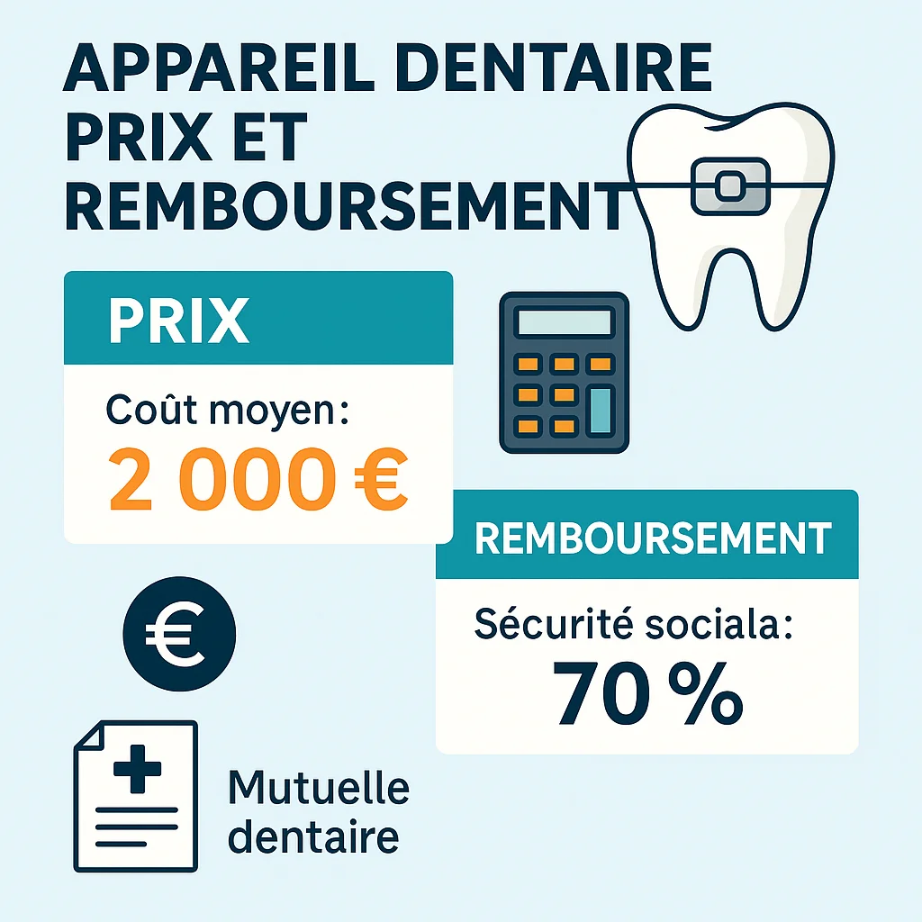 Appareil dentaire prix et remboursement : guide complet 2025 5 appareil dentaire prix et remboursement