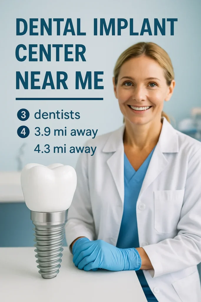 Top-Rated Dental Implant Center Near Me: 2025 Guide 4 dental implant center near me