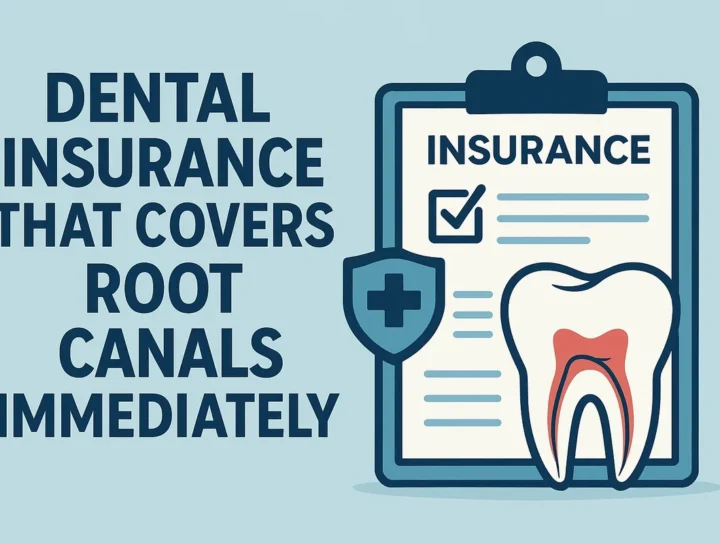 dental insurance that covers root canals immediately