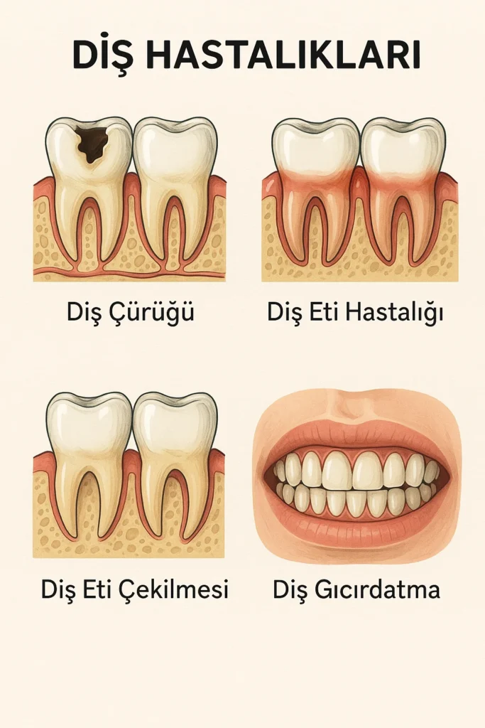 Diş Hastaliklari: Belirtileri, Nedenleri ve Çözüm Yolları 4 dis hastaliklari