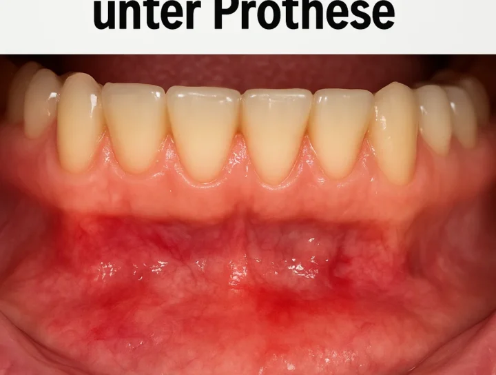 entzündetes zahnfleisch unter prothese