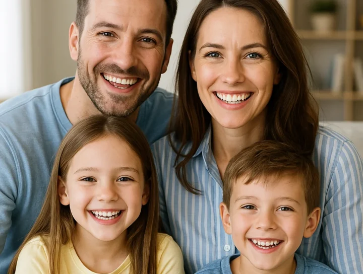 family smiles