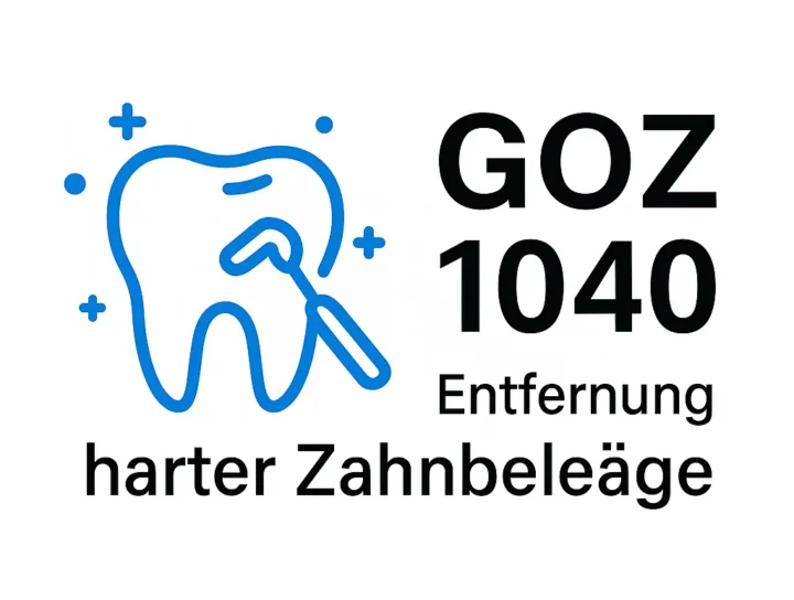 GOZ 1040: Was bedeutet die Gebührenziffer beim Zahnarzt? 8 goz 1040