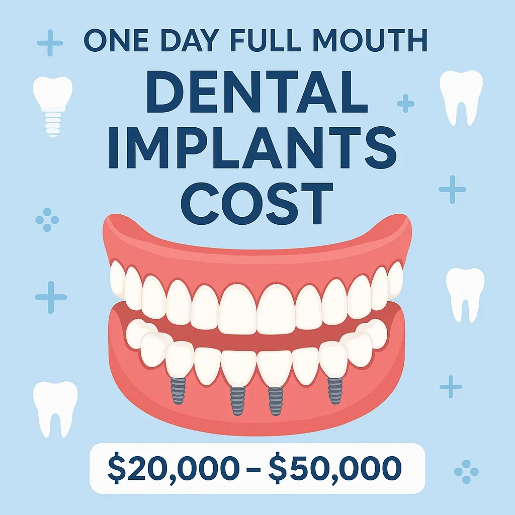 One Day Full Mouth Dental Implants Cost Explained 5 one day full mouth dental implants cost