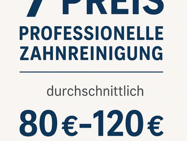Preis professionelle Zahnreinigung: Was Sie 2025 wissen müssen 12 preis professionelle zahnreinigung