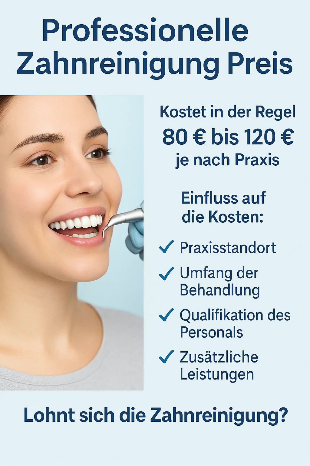 Professionelle Zahnreinigung Preis: Was kostet gesunde Mundhygiene wirklich? 5 professionelle zahnreinigung preis