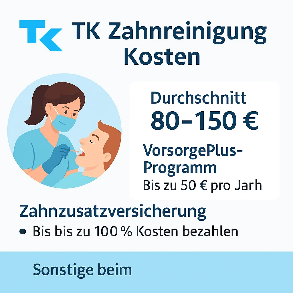 TK Zahnreinigung Kosten: So sparen Sie 2025 beim Zahnarzt 5 tk zahnreinigung kosten