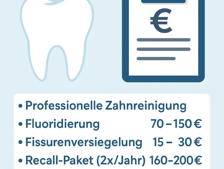 Zahnprophylaxe Kosten: Was Sie 2025 erwartet 4 zahnprophylaxe kosten