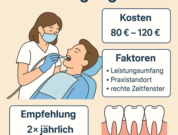 Zahnreinigung Kosten: Was Sie 2025 wirklich erwartet 4 zahnreinigung kosten