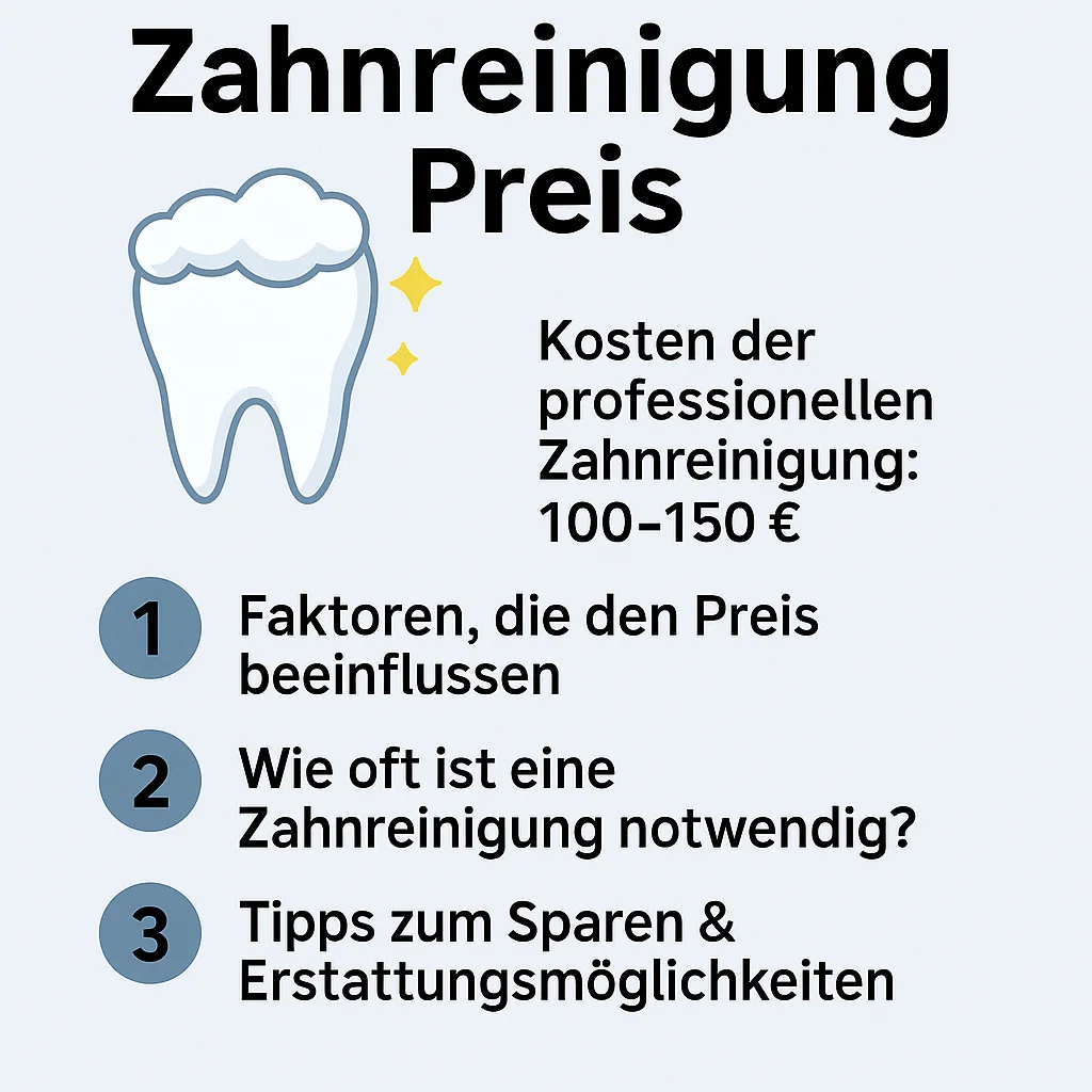 Zahnreinigung Preis: Was Sie 2025 wissen sollten 5 zahnreinigung preis