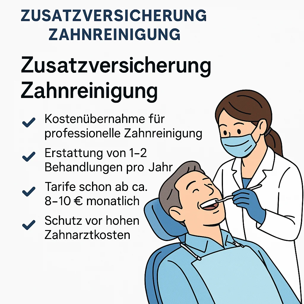 Zusatzversicherung Zahnreinigung: Lohnt sich der Schutz wirklich? 5 zusatzversicherung zahnreinigung
