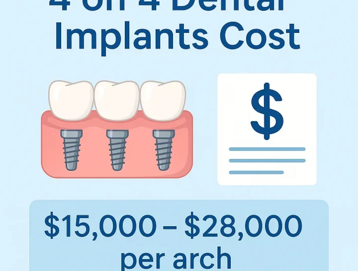 4 on 4 Dental Implants Cost: Complete 2025 Guide 8 4 on 4 dental implants cost