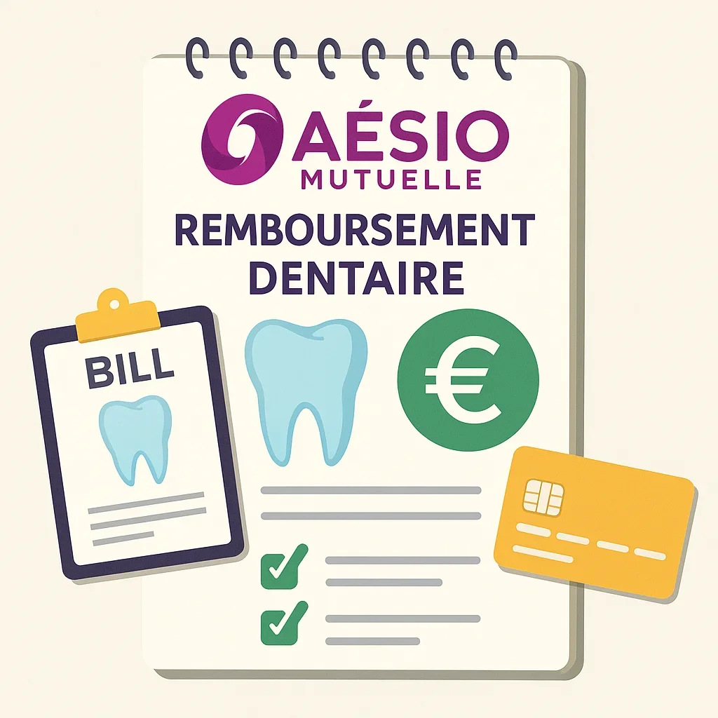Aésio remboursement dentaire : guide complet 2025 5 aésio remboursement dentaire