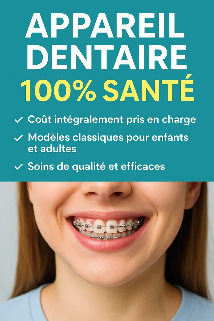 Appareil dentaire 100 Santé : tout ce qu’il faut savoir en 2025 4 appareil dentaire 100 sante
