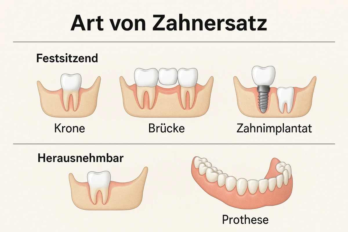 Die beste Art von Zahnersatz im Jahr 2025 5 art von zahnersatz