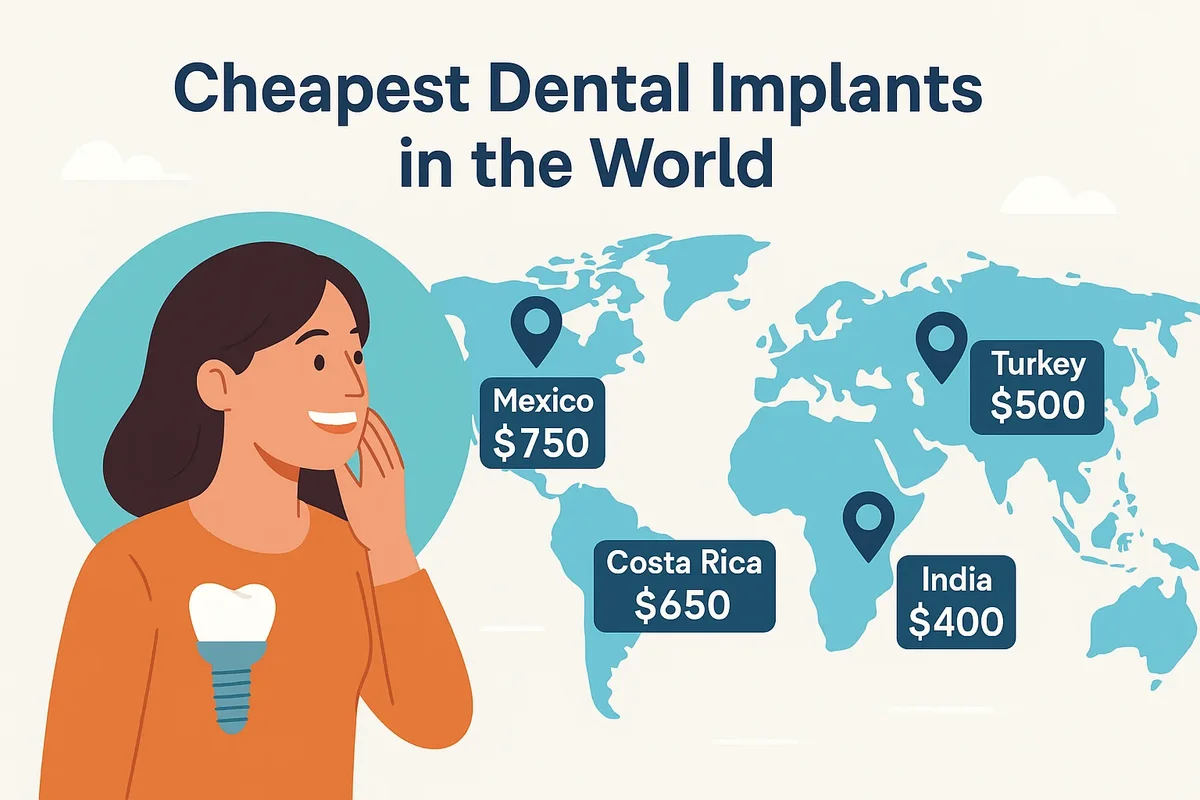 Cheapest Dental Implants in the World 5 cheapest dental implants in the world