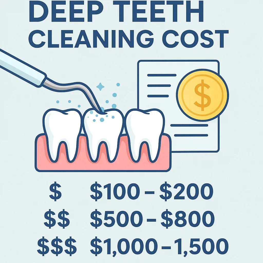Deep Teeth Cleaning Cost: What You Should Know 5 deep teeth cleaning cost