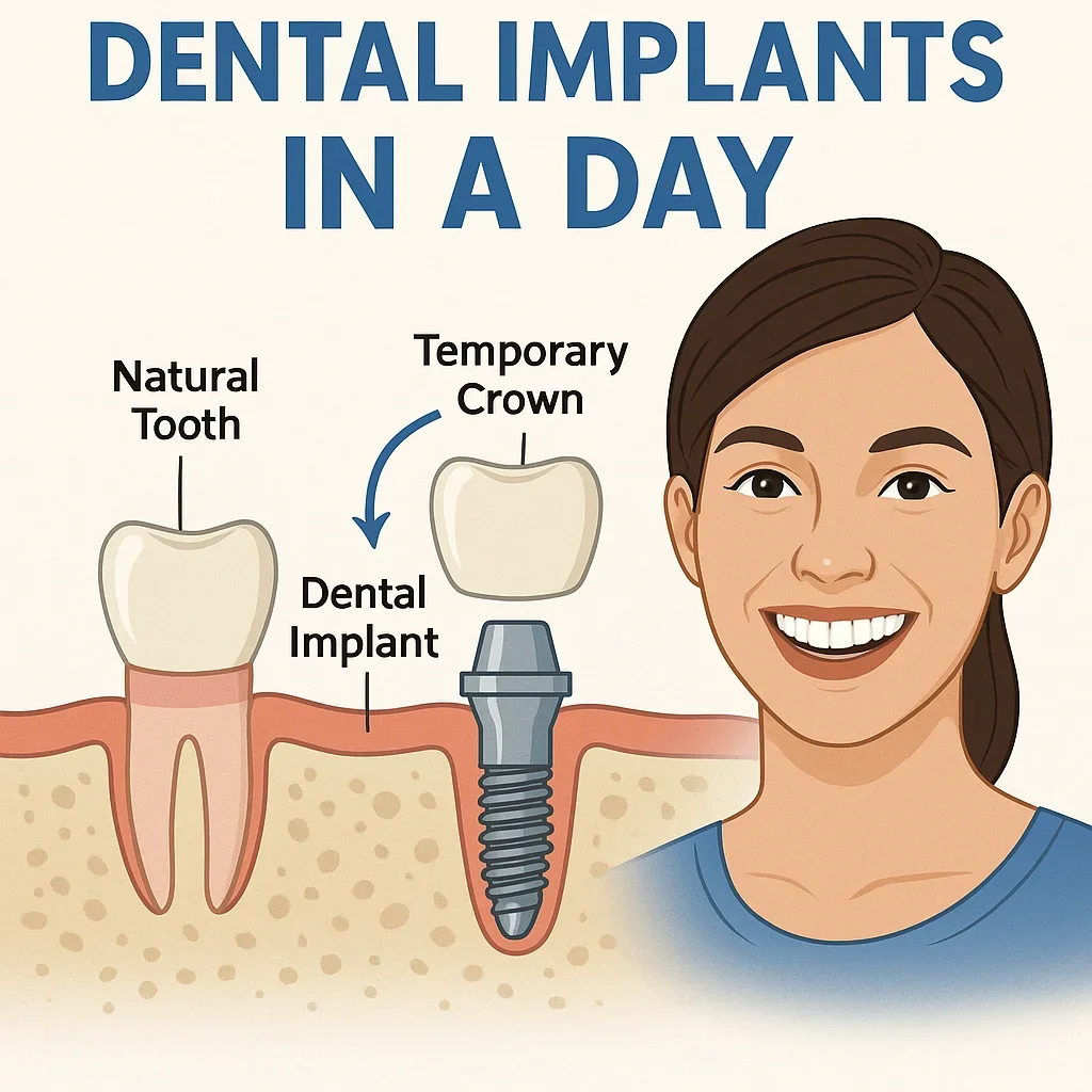 Dental Implants in a Day: Everything You Need to Know 5 dental implants in a day