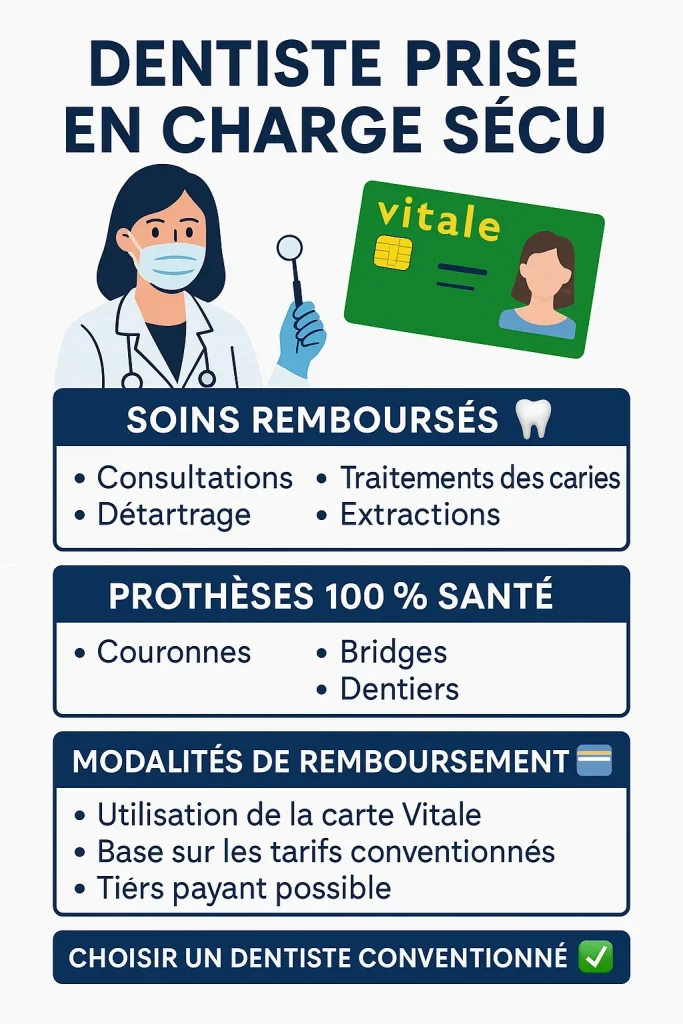 Dentiste prise en charge secu : guide complet 2025 4 dentiste prise en charge secu