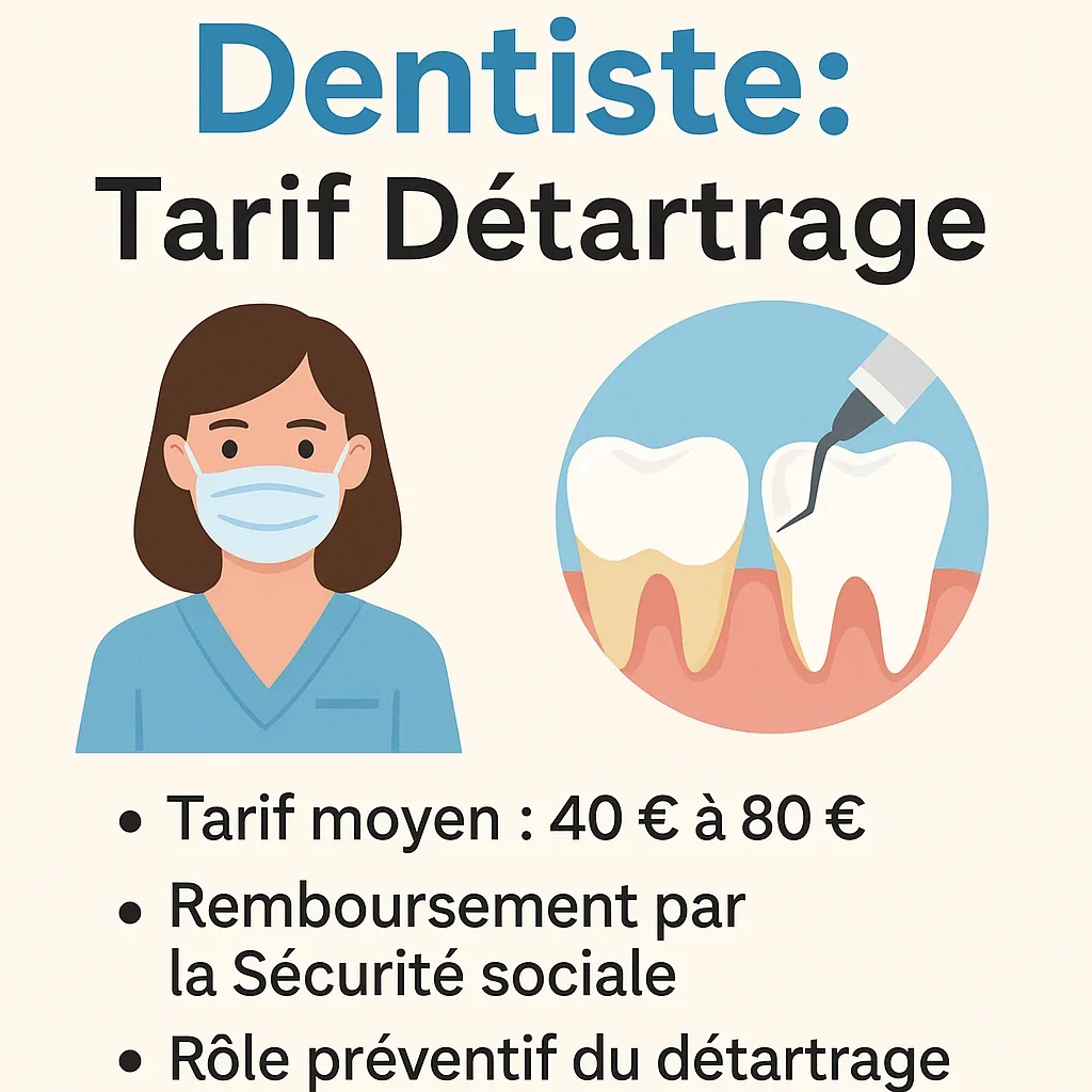 dentiste tarif detartrage : Guide complet 2025 5 dentiste tarif detartrage