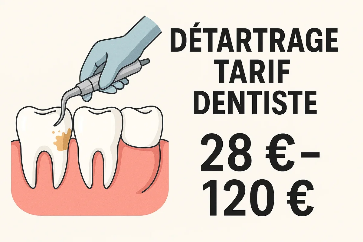 Detartrage tarif dentiste : tout savoir en 2025 5 detartrage tarif dentiste