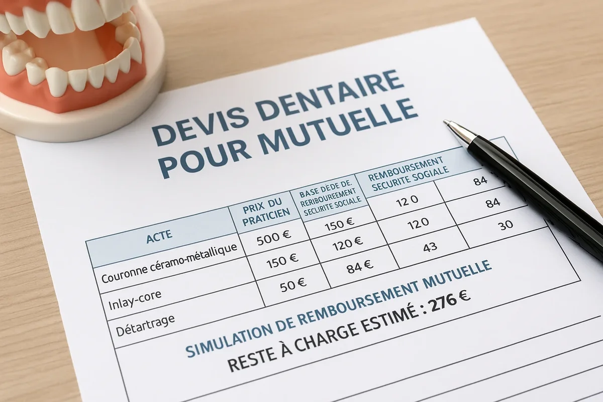 Devis dentaire pour mutuelle : tout ce qu’il faut savoir en 2025 5 devis dentaire pour mutuelle