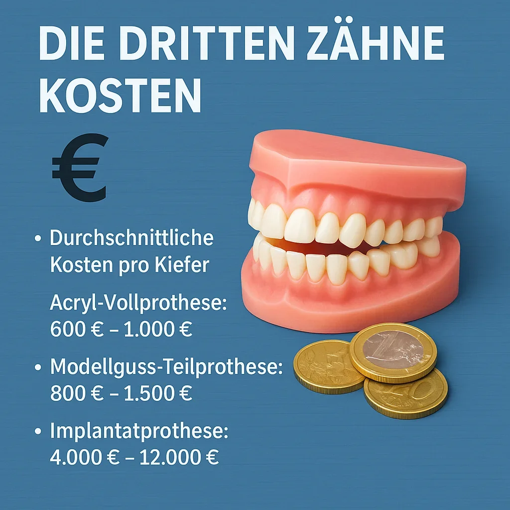 Die dritten Zähne Kosten: Alles, was Sie 2025 wissen müssen 5 die dritten zähne kosten