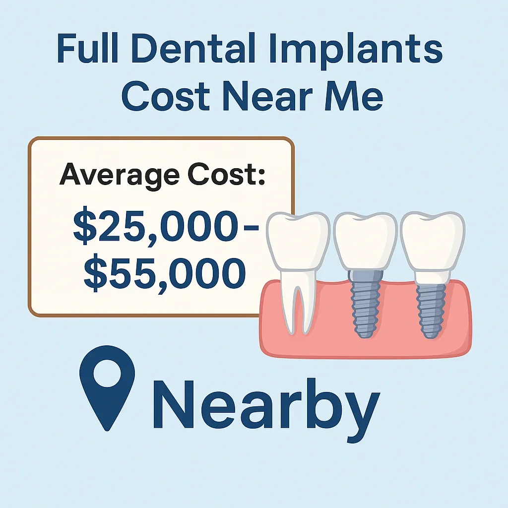 Full Dental Implants Cost Near Me: 2025 Pricing Guide 5 full dental implants cost near me