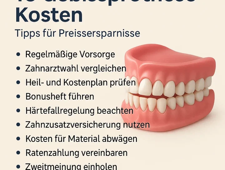 gebissprothese kosten