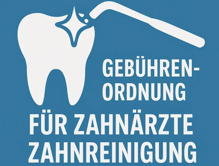 gebührenordnung für zahnärzte zahnreinigung