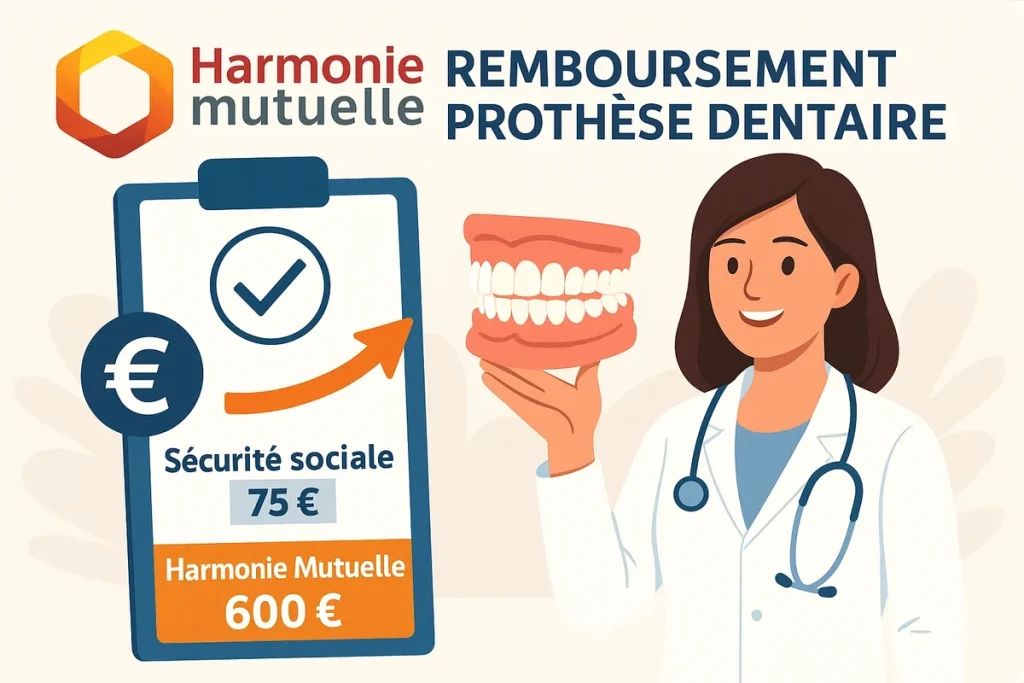 Harmonie mutuelle remboursement prothèse dentaire : Guide 2025 4 harmonie mutuelle remboursement prothèse dentaire