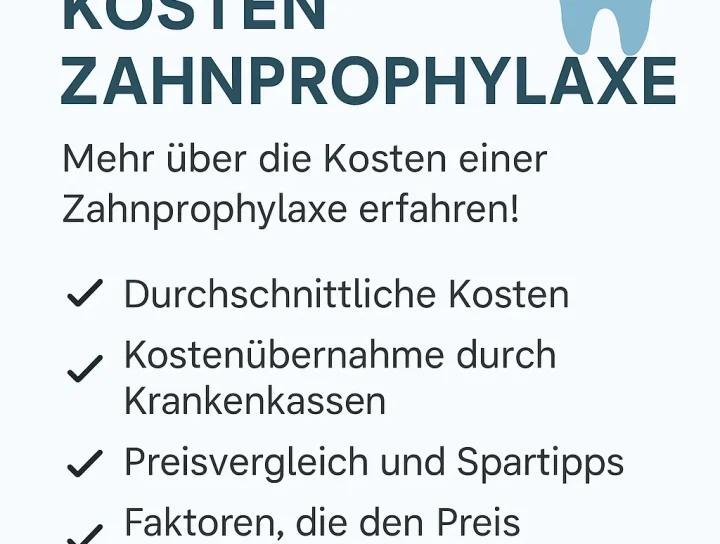 Kosten Zahnprophylaxe – Alles, was Sie 2025 wissen müssen 4 kosten zahnprophylaxe