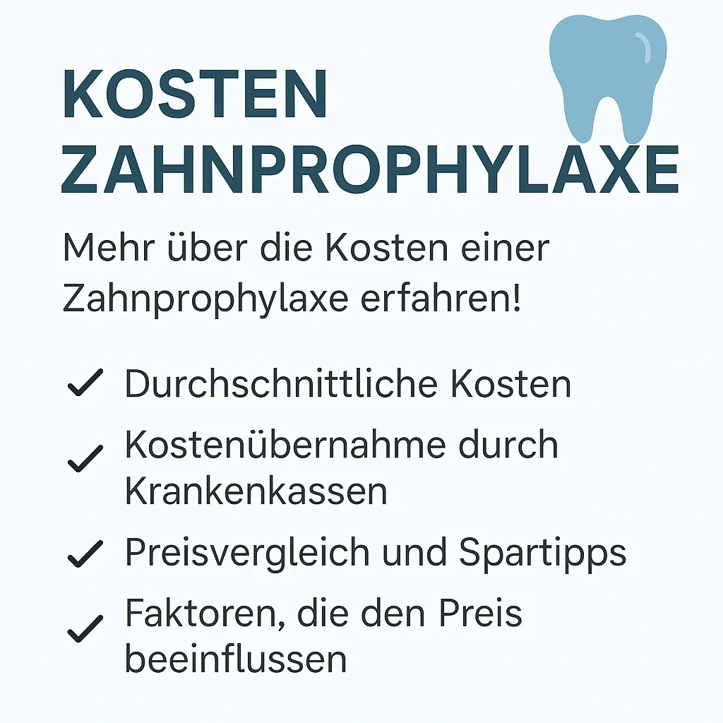 Kosten Zahnprophylaxe – Alles, was Sie 2025 wissen müssen 5 kosten zahnprophylaxe