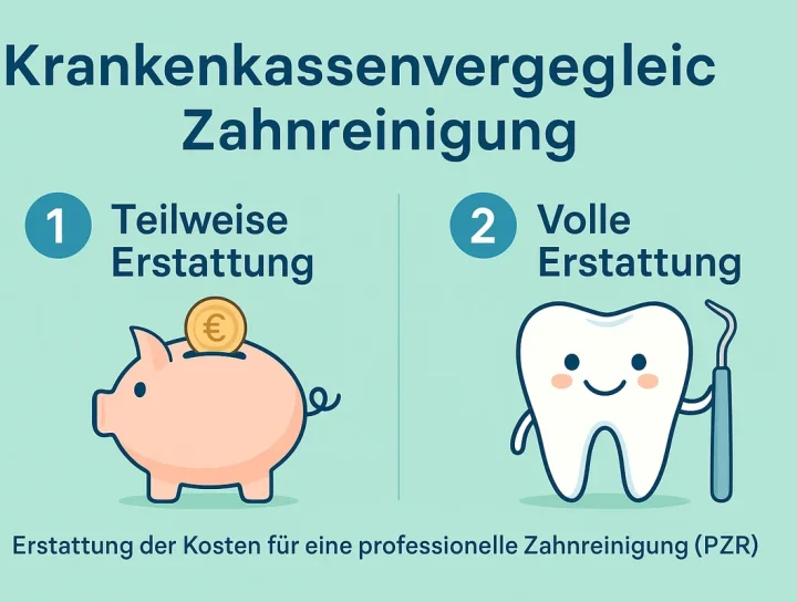 krankenkassenvergleich zahnreinigung