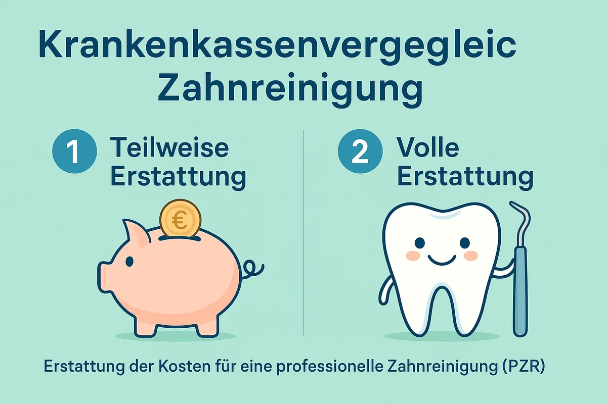 Krankenkassenvergleich Zahnreinigung: Warum ein Vergleich 2025 unverzichtbar ist 5 krankenkassenvergleich zahnreinigung